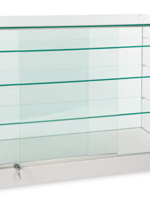 Full vision all glass display case