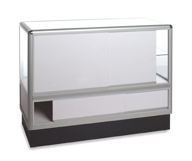 Back View of Vision Glass Display Case